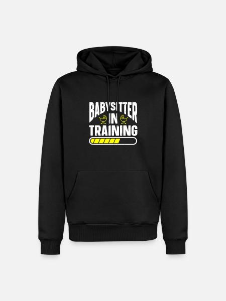Babysitter Babysitting - Men’s Premium Organic Hoodie - black