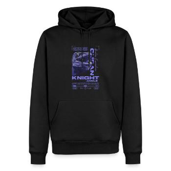 Cuban Knight Anole Reptile Keeper Lizard - Men’s Premium Organic Hoodie - black - Front - Nico (187cm)