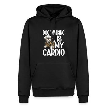 Dog Walker Professional Pet Sitter Dog Walking - Männer Premium Bio Hoodie - Schwarz - Vorne - Nico (187cm)