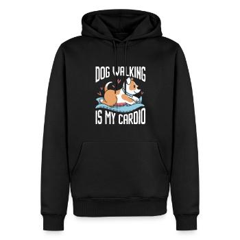 Dog Walker Professional Pet Sitter Dog Walking - Männer Premium Bio Hoodie - Schwarz - Vorne - Nico (187cm)