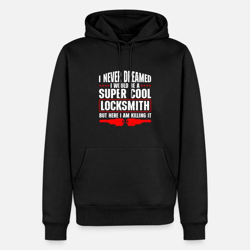 Locksmith Lockpicking Lockpicker - Männer Premium Bio Hoodie - Schwarz
