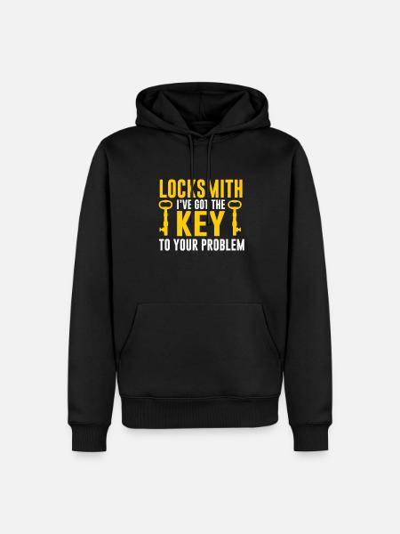 Locksmith Lockpicking Lockpicker - Männer Premium Bio Hoodie - Schwarz