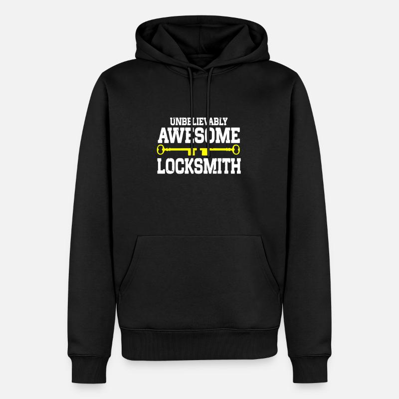 Locksmith Lockpicking Lockpicker - Männer Premium Bio Hoodie - Schwarz