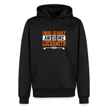 Locksmith Lockpicking Lockpicker - Men’s Premium Organic Hoodie - black - Front - Nico (187cm)