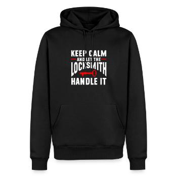 Locksmith Lockpicking Lockpicker - Men’s Premium Organic Hoodie - black - Front - Nico (187cm)