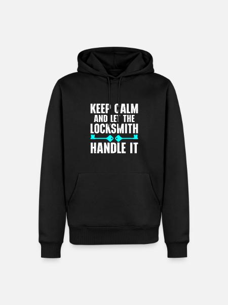 Locksmith Lockpicking Lockpicker - Men’s Premium Organic Hoodie - black