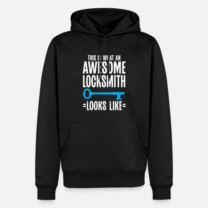 Locksmith Lockpicking Lockpicker - Männer Premium Bio Hoodie - Schwarz