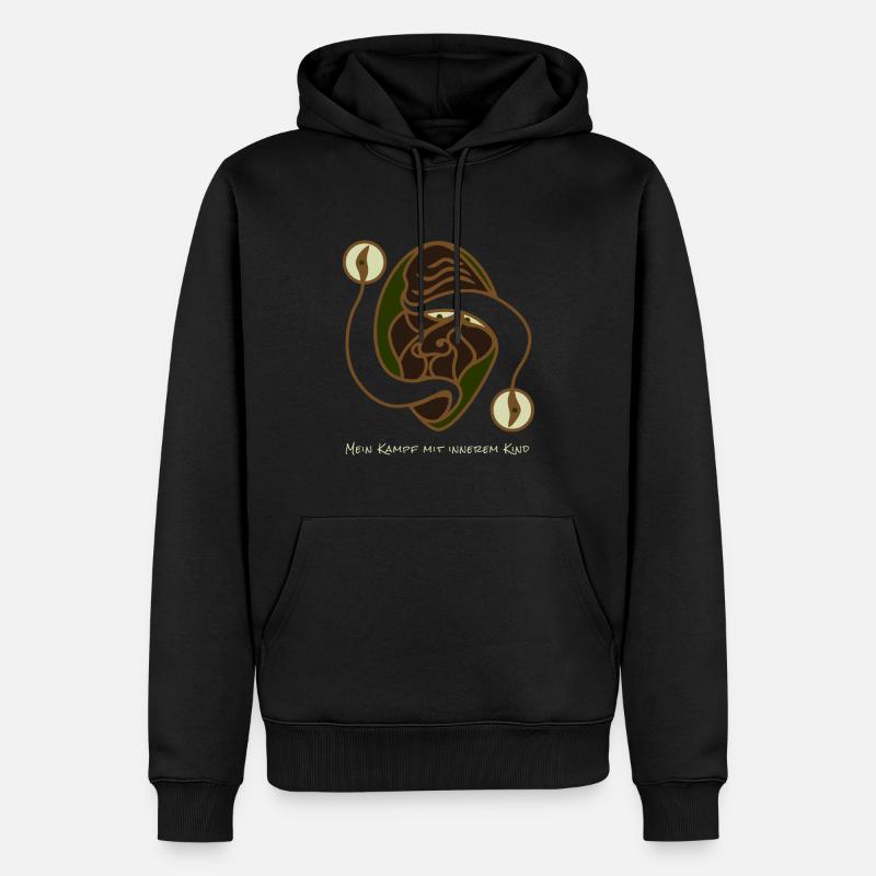 Kampf Mit Innerem Kind - Männer Premium Bio Hoodie - Schwarz
