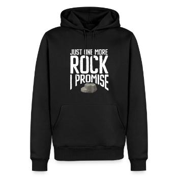 Rock Collector Geology Geologist - Männer Premium Bio Hoodie - Schwarz - Vorne - Nico (187cm)