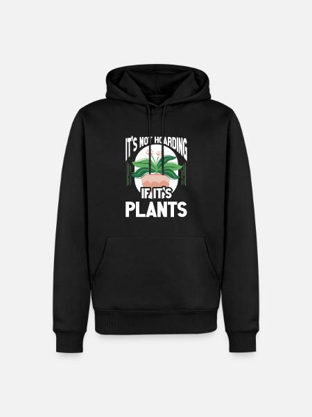 Plants Gardening Gardener - Men’s Premium Organic Hoodie - black