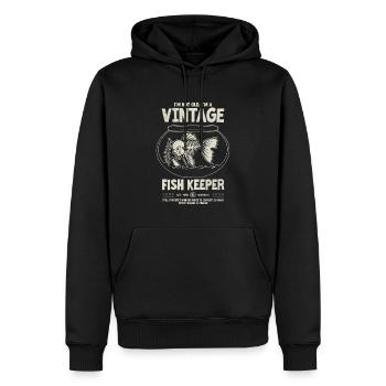 Vintage Fish Keeper Tropischer Fisch Geburtstag 1982 - Männer Premium Bio Hoodie - Schwarz - Vorne - Nico (187cm)
