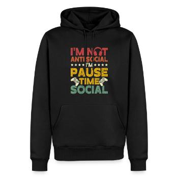 Gamer Funny Gaming meme boys Video Gaming - Männer Premium Bio Hoodie - Schwarz - Vorne - Nico (187cm)