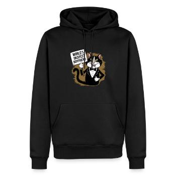 Partner Schatz Valentinstag Liebe lustiger Spruch - Männer Premium Bio Hoodie - Schwarz - Vorne - Nico (187cm)
