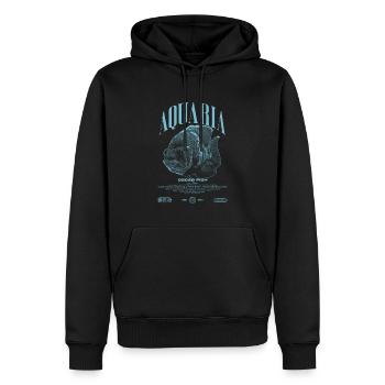 Oscar Fish Changement d’eau Poisson Monstre - Sweat à capuche Premium bio Homme - noir - Devant - Nico (187cm)