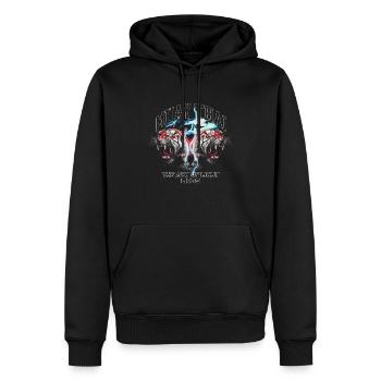 Muay Thai L’art des membres légers MMA Kickboxing - Sweat à capuche Premium bio Homme - noir - Devant - Nico (187cm)