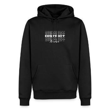 Infirmière de district Infirmières médicales élégantes - Sweat à capuche Premium bio Homme - noir - Devant - Nico (187cm)