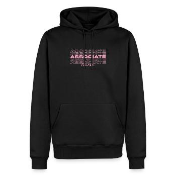 Associate Nurse Medical Nurses Stylish - Men’s Premium Organic Hoodie - black - Front - Nico (187cm)