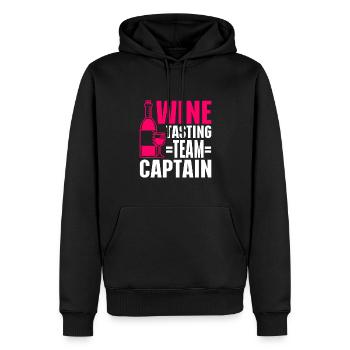 Wine Tasting Funny Wine Lover - Männer Premium Bio Hoodie - Schwarz - Vorne - Nico (187cm)