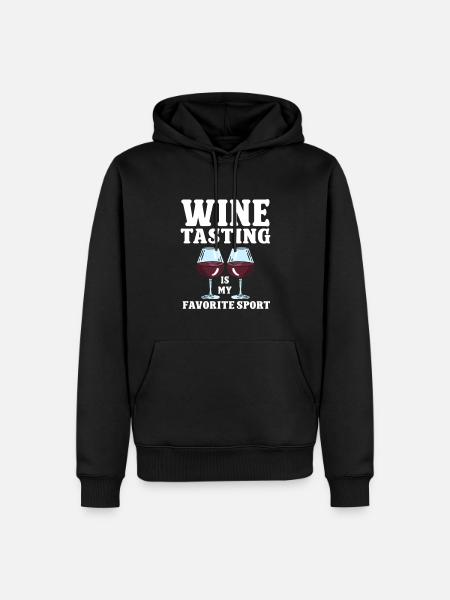 Wine Tasting Funny Wine Lover - Men’s Premium Organic Hoodie - black