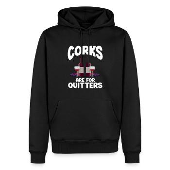 Wine Tasting Funny Wine Lover - Männer Premium Bio Hoodie - Schwarz - Vorne - Nico (187cm)