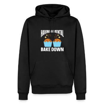 Boulangerie Boulangerie Boulanger - Sweat à capuche Premium bio Homme - noir - Devant - Nico (187cm)