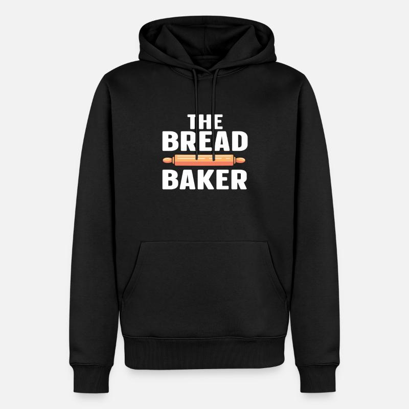 Baking Bakery Baker - Männer Premium Bio Hoodie - Schwarz