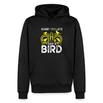 Bird Watching Cute Bird Lover - Männer Premium Bio Hoodie - Schwarz - Vorne - Nico (187cm)