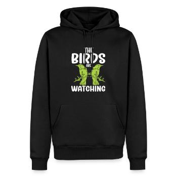 Bird Watching Cute Bird Lover - Männer Premium Bio Hoodie - Schwarz - Vorne - Nico (187cm)