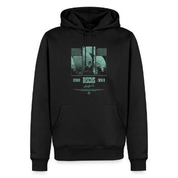 Discus Cichlidé Aquarium Fish Keeper - Sweat à capuche Premium bio Homme - noir - Devant - Nico (187cm)