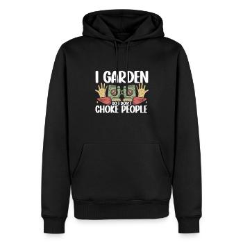 Gardening Horticulture Gardener - Männer Premium Bio Hoodie - Schwarz - Vorne - Nico (187cm)