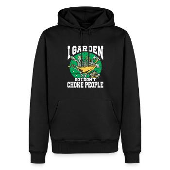 Gardening Horticulture Gardener - Männer Premium Bio Hoodie - Schwarz - Vorne - Nico (187cm)