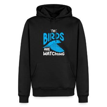Bird Watching Cute Bird Lover - Männer Premium Bio Hoodie - Schwarz - Vorne - Nico (187cm)
