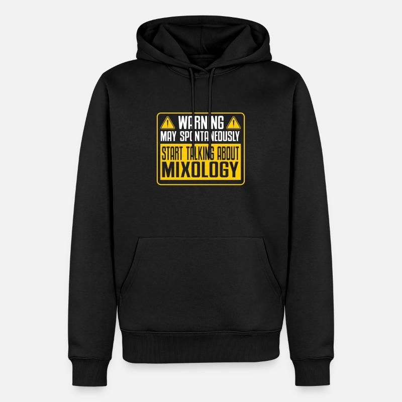 Mixologist Barkeepker Bartender Mixology - Männer Premium Bio Hoodie - Schwarz