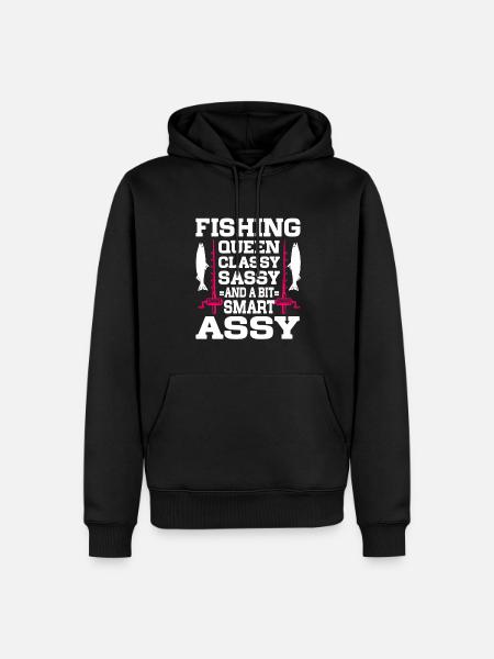 Fishing Design Fish Lover Fisherman - Men’s Premium Organic Hoodie - black