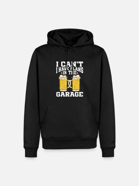Funny Beer Brewing - Men’s Premium Organic Hoodie - black