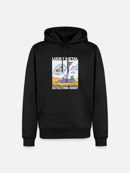 Metal Detectorist Metal Detecting - Men’s Premium Organic Hoodie - black
