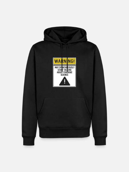 Forensik Forensiker Rechtsmedizin - Männer Premium Bio Hoodie - Schwarz