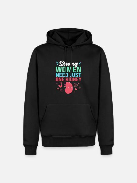 Rein Donneur Rein - Sweat à capuche Premium bio Homme - noir