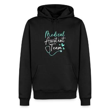 Medical Physicians MFA Team - Men’s Premium Organic Hoodie - black - Front - Nico (187cm)