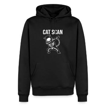 IRM Radiologue Radiologie Radiologie Rad Tech - Sweat à capuche Premium bio Homme - noir - Devant - Nico (187cm)