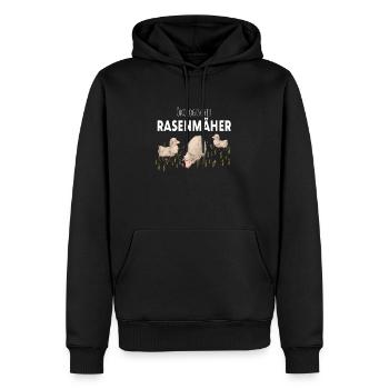 Ökologisch Gärtnern Schäfer Schaf Landwirt - Männer Premium Bio Hoodie - Schwarz - Vorne - Nico (187cm)