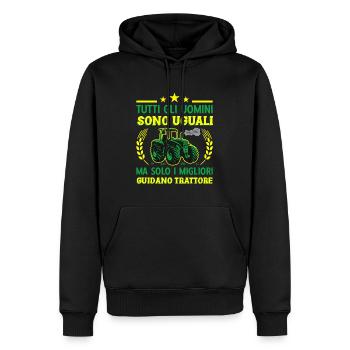 Agricoltura Solo I Migliori Guidano Trattore - Männer Premium Bio Hoodie - Schwarz - Vorne - Nico (187cm)