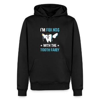 I'm Friends With The Tooth Fairy Dental Assistant - Männer Premium Bio Hoodie - Schwarz - Vorne - Nico (187cm)
