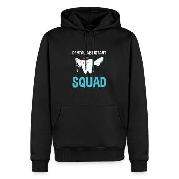 Hygienist Dental Assistant Squad Dental Assistant - Männer Premium Bio Hoodie - Schwarz - Vorne - Nico (187cm)
