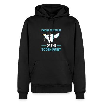 Assistant Of The Tooth Fairy Dental Assistant - Männer Premium Bio Hoodie - Schwarz - Vorne - Nico (187cm)