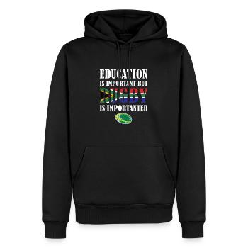 Mais le rugby est plus important Afrique du Sud Rugby - Sweat à capuche Premium bio Homme - noir - Devant - Nico (187cm)