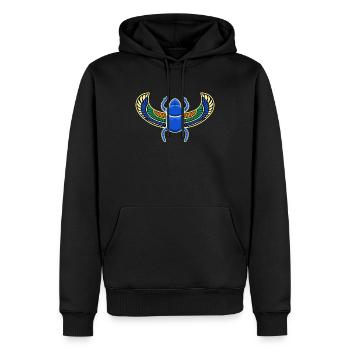 Egyptian necklace - Men’s Premium Organic Hoodie - black - Front - Nico (187cm)