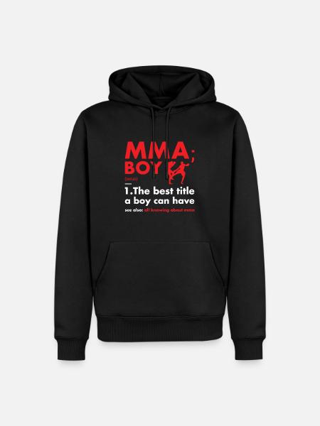 Sport Boy Definition MMA - Men’s Premium Organic Hoodie - black