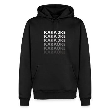 Singer Karaoke - Männer Premium Bio Hoodie - Schwarz - Vorne - Nico (187cm)