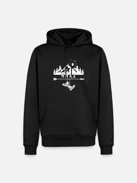 Harz - Männer Premium Bio Hoodie - Schwarz